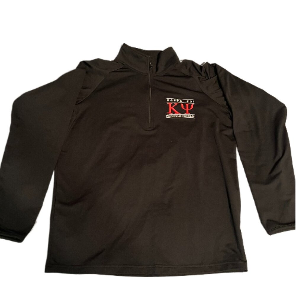 Sport Tek Size Small Black Lightweight Kappa Psi Half Zip Jacket